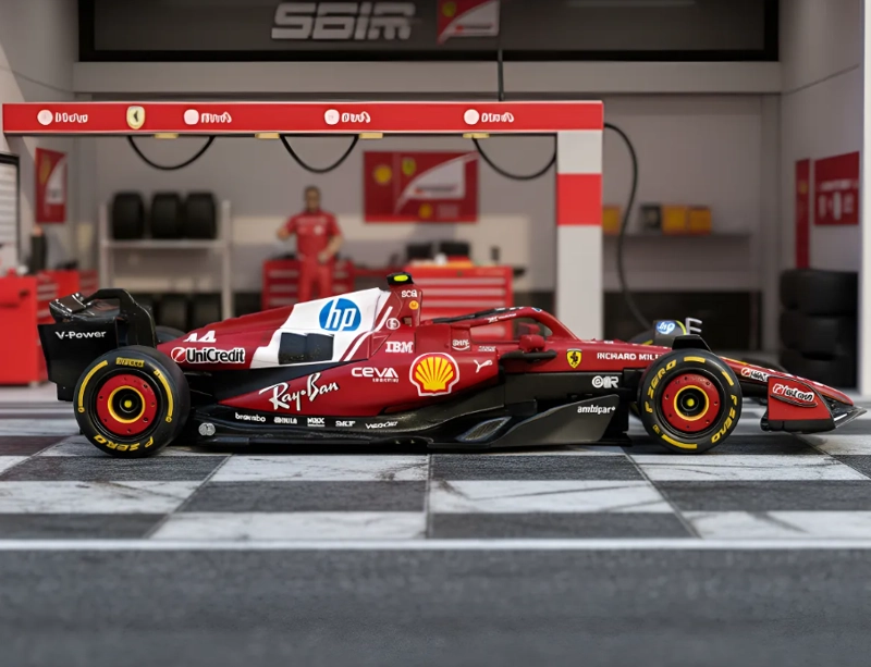 AUTO F1 FERRARI SF-25 2025 #44 HAMILTON ESCALA 1:43 BBURAGO - 4