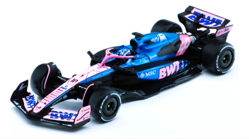F1 BWT ALPINE A525 #10 GASLY ESCALA 1/43 BBURAGO DE LUJO - 1