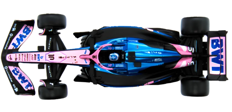 F1 BWT ALPINE A525 #10 GASLY ESCALA 1/43 BBURAGO DE LUJO - 3