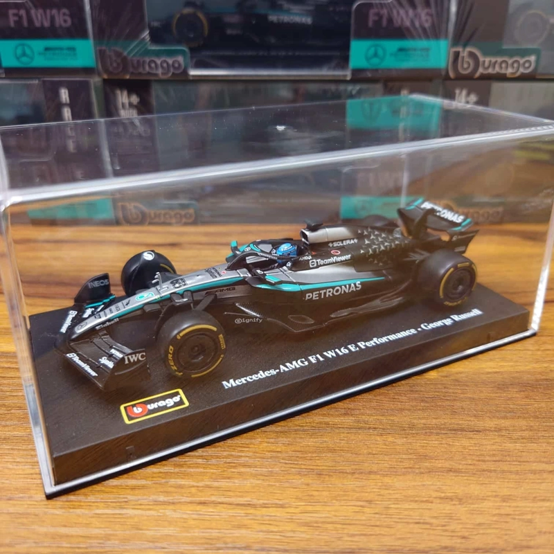 MERCEDES BENZ W16 #63 RUSSELL 1/43 BBURAGO ORIGINAL DE LUJO - 4