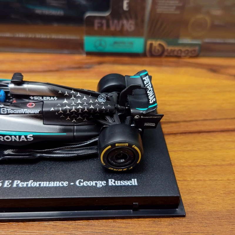 MERCEDES BENZ W16 #63 RUSSELL 1/43 BBURAGO ORIGINAL DE LUJO - 7