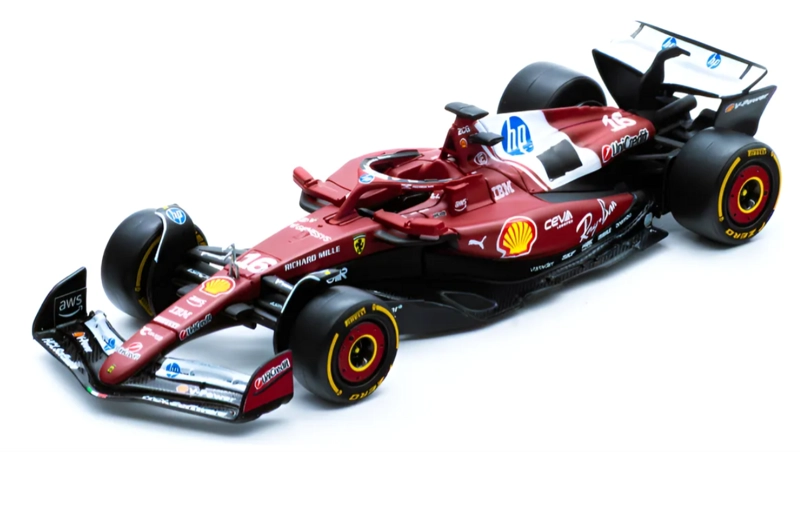 AUTO F1 FERRARI SF-25 2025 #16 LECLERC ESCALA 1:43 BBURAGO - 1