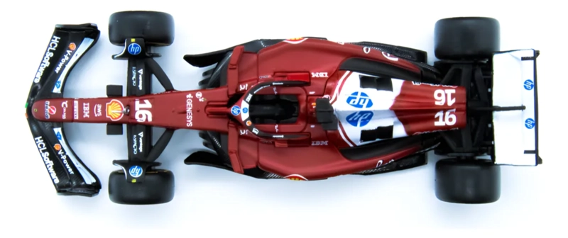AUTO F1 FERRARI SF-25 2025 #16 LECLERC ESCALA 1:43 BBURAGO - 4