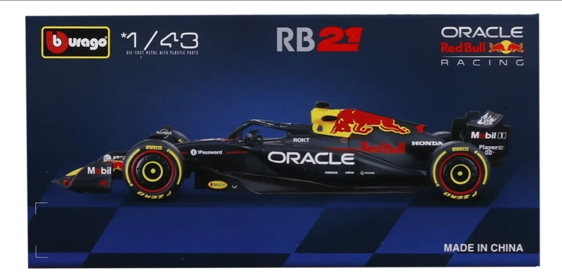 RED BULL F1 RB21 2025 #22 YUKI TSUNODA ESCALA 1/43 BBURAGO - 5