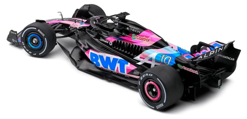 AUTO F1 BWT ALPINE A524 #10 ESCALA 1/43 BBURAGO ORIGINAL - 3