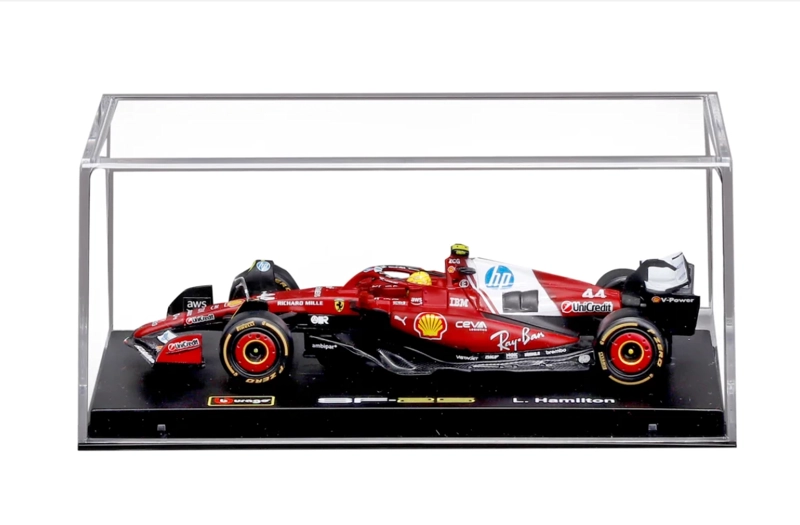 AUTO F1 FERRARI SF-25 2025 #44 HAMILTON 1:43 BBURAGO DE LUJO - 3
