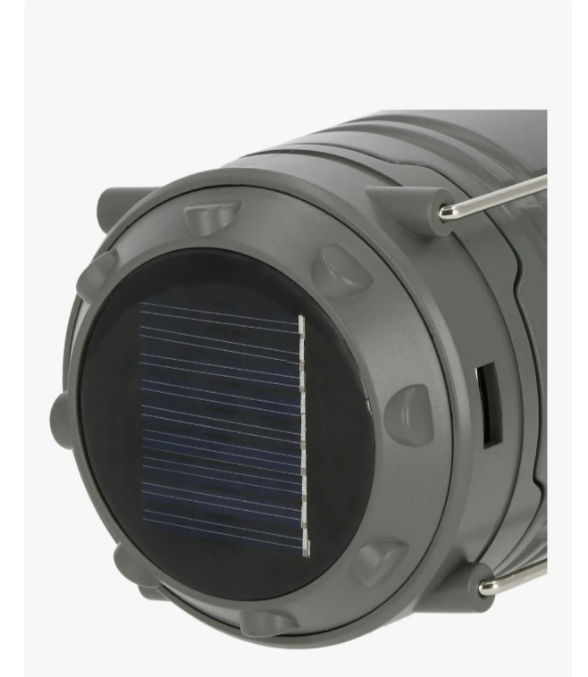 LAMPARA DE CAMPING GALAR SOLAR 250 LUMENES GRIS DOITE - 3