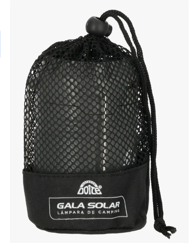 LAMPARA DE CAMPING GALAR SOLAR 250 LUMENES GRIS DOITE - 4