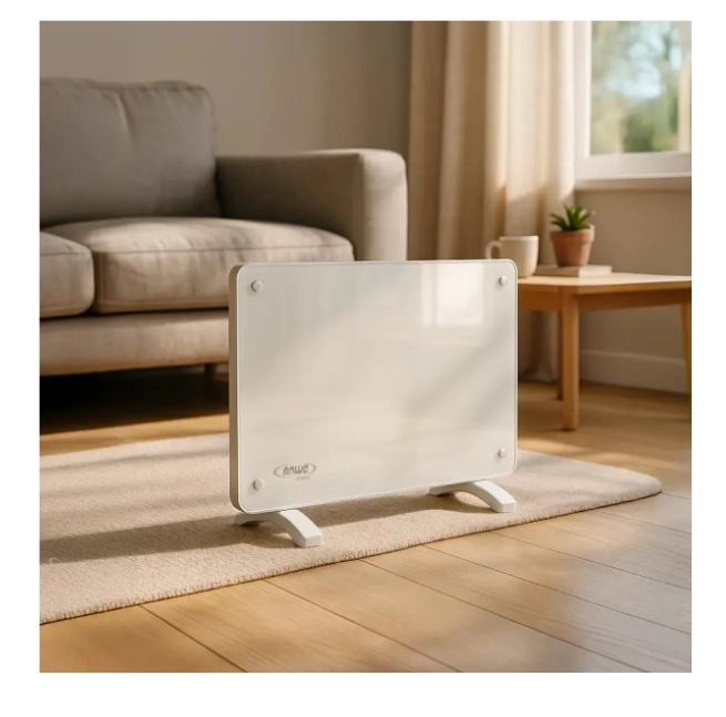 PANEL ELE CTRICO VIDRIO ANWO NDFL.1000V 1000W C/WIFI BLANCO - 5