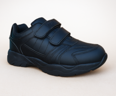 ZAPATILLAS UNISEX NEGRO 7059 DEPORTIVAS ESCOLAR CON VELCRO - 2