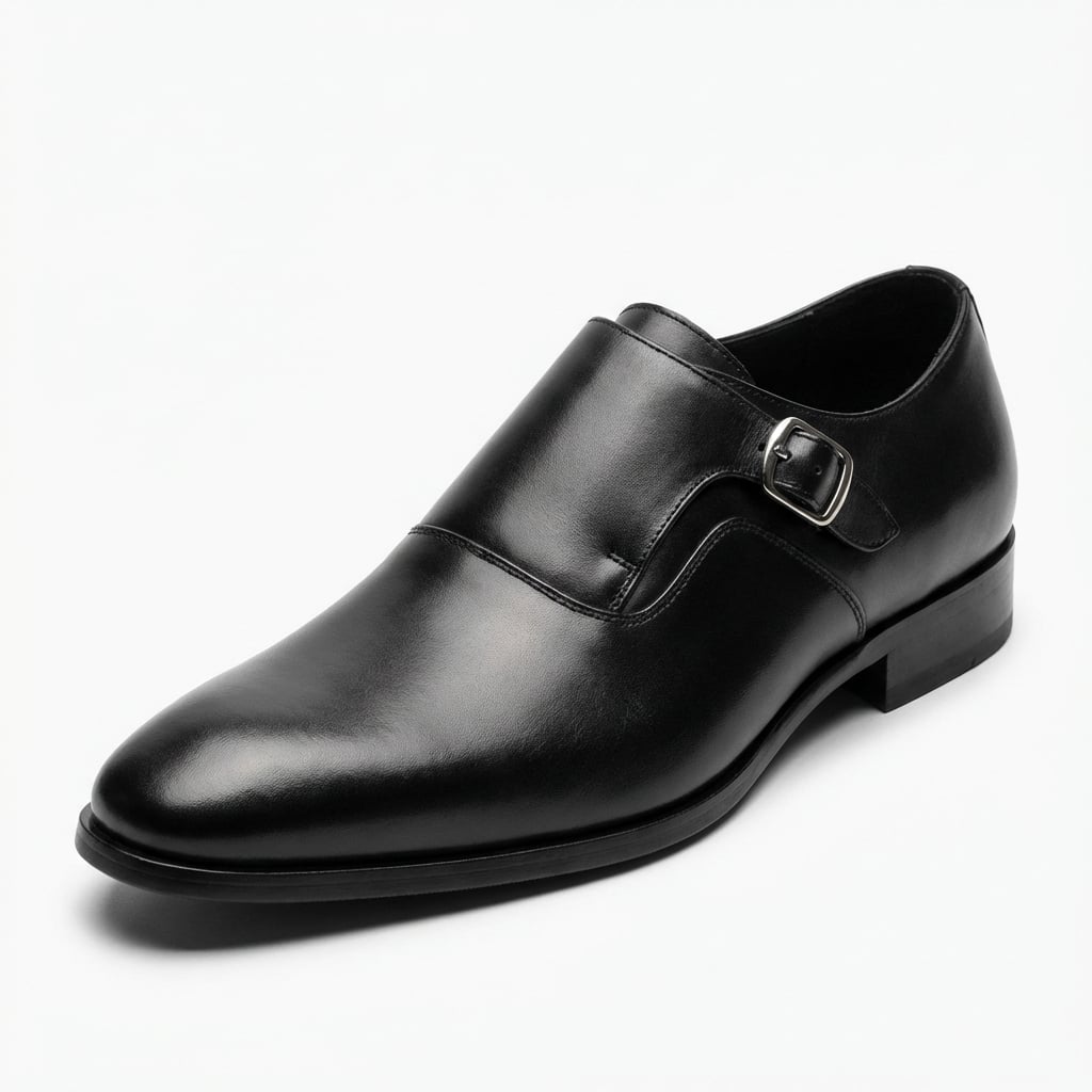 ZAPATO DE VESTIR NEGRO HOMBRE CON HEBILLA 7420 - 2