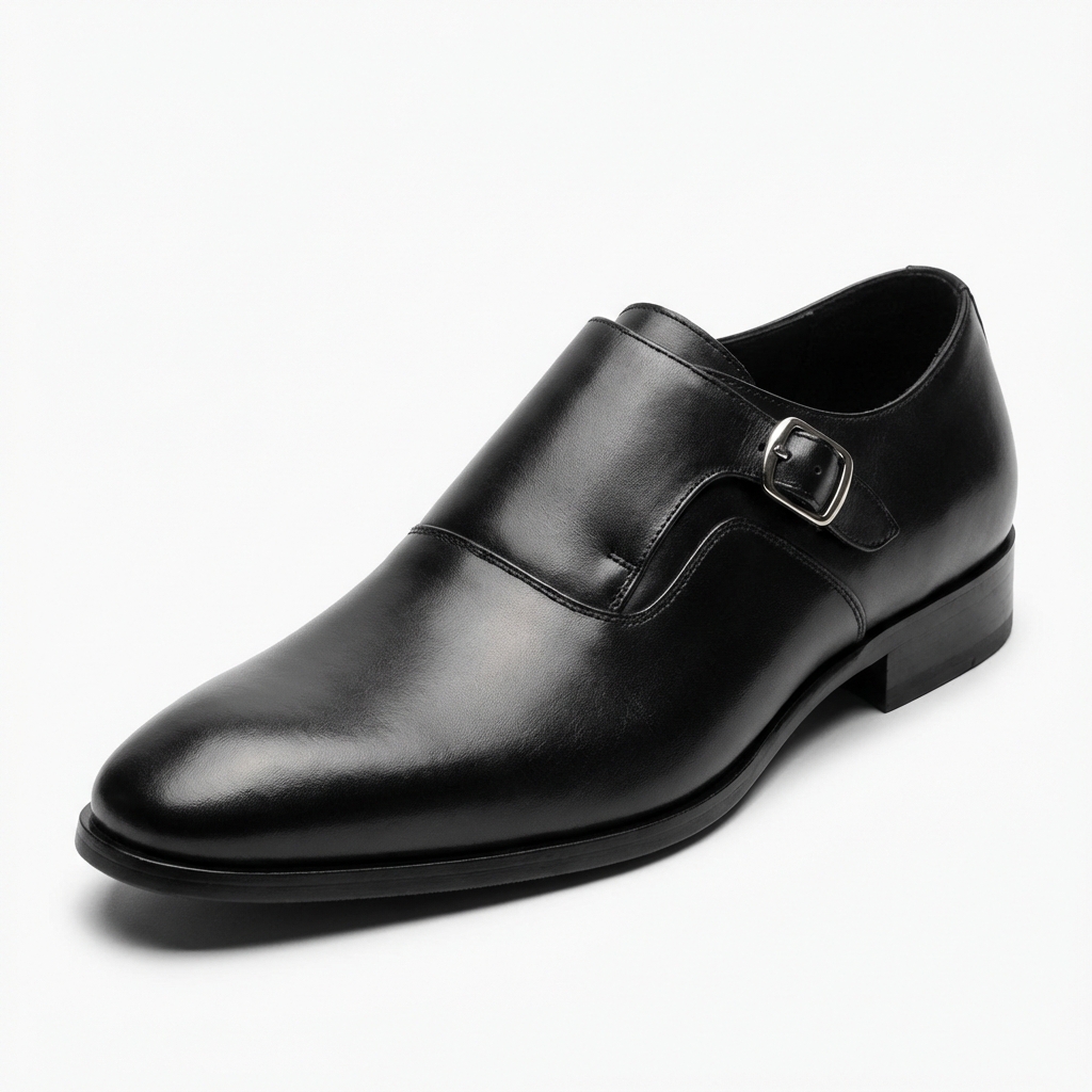 ZAPATO DE VESTIR NEGRO HOMBRE CON HEBILLA 7420 - 2