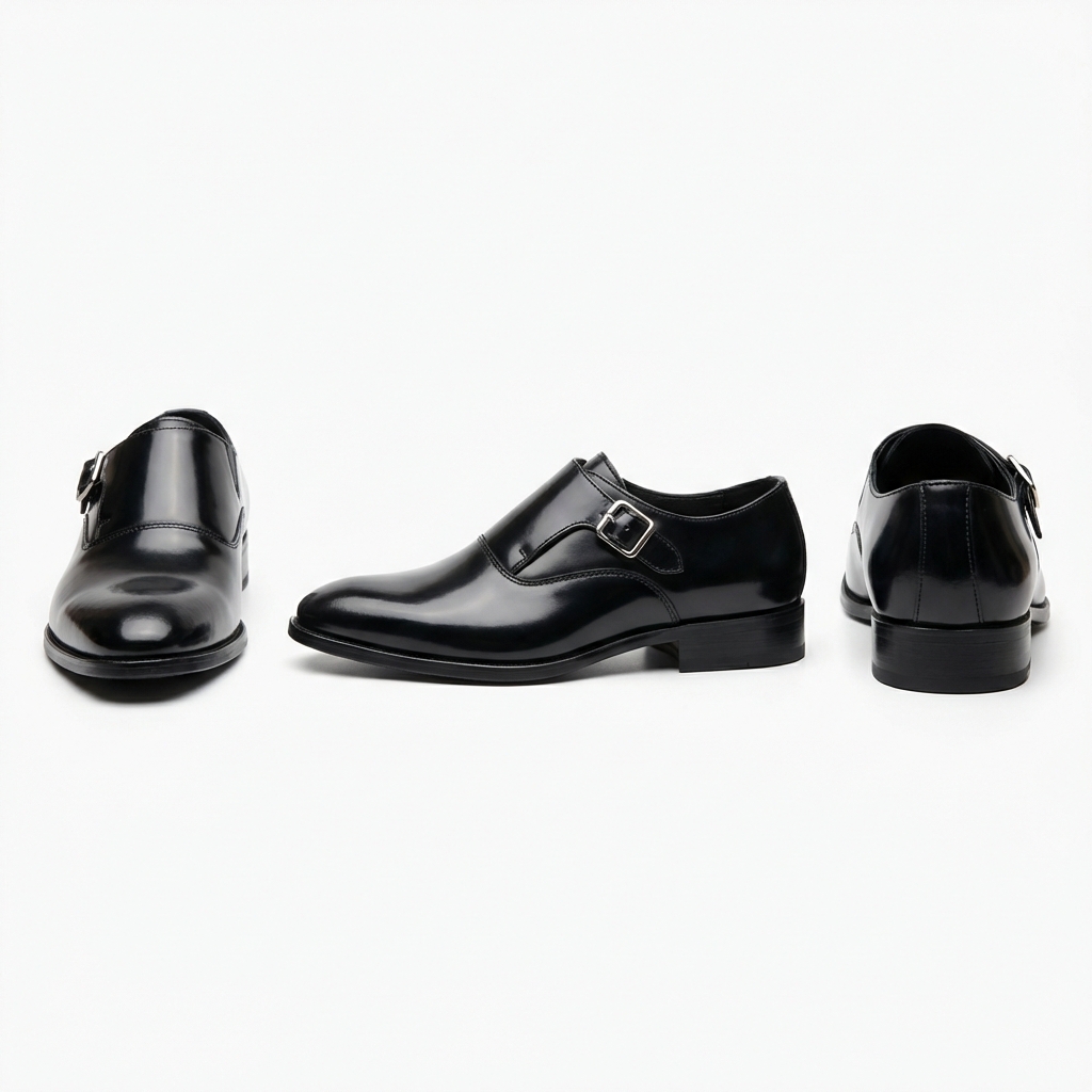 ZAPATO DE VESTIR NEGRO HOMBRE CON HEBILLA 7420 - 8