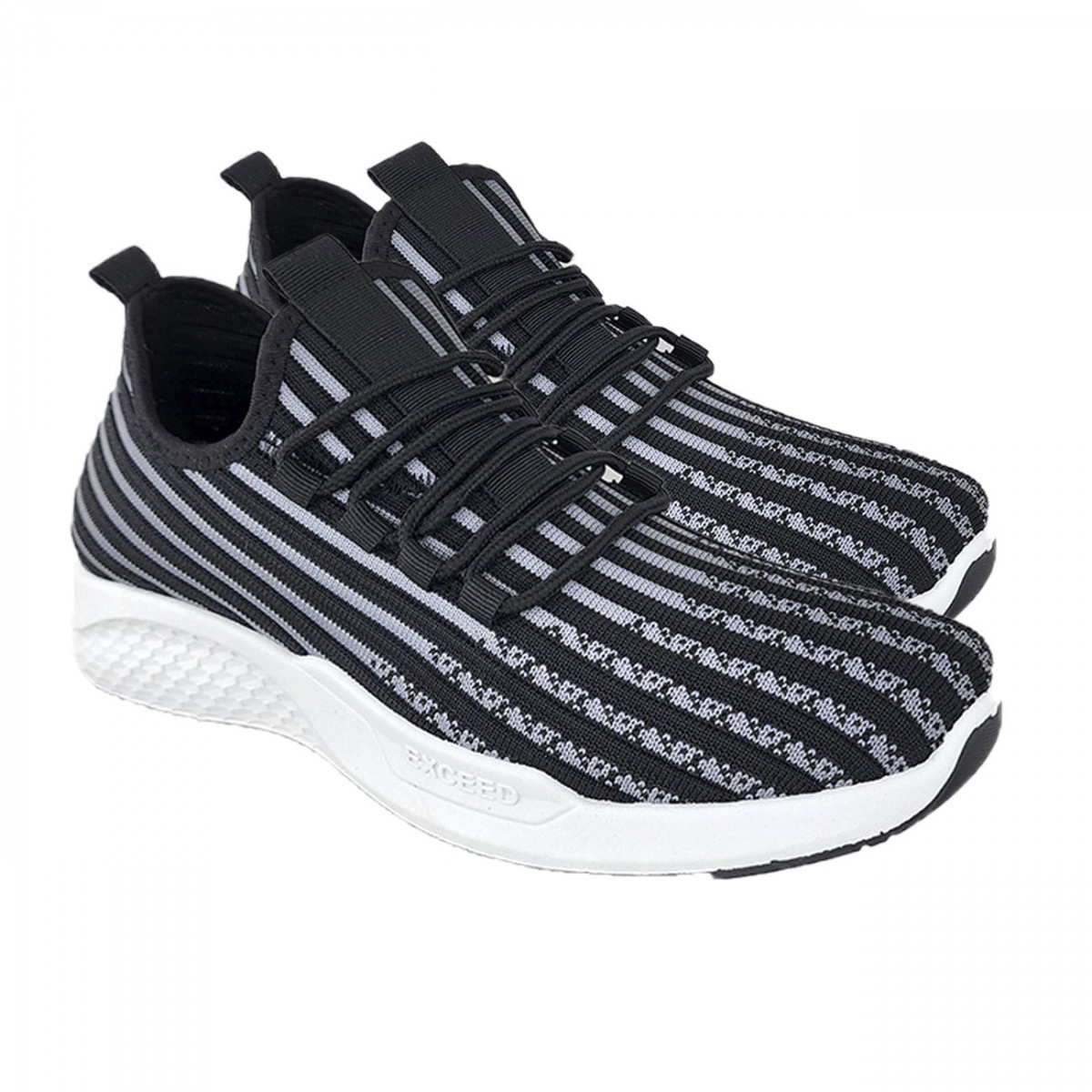 ZAPATILLAS HOMBRE DEPORTIVAS RUNNING GRIS 3204 RAYAS - 2