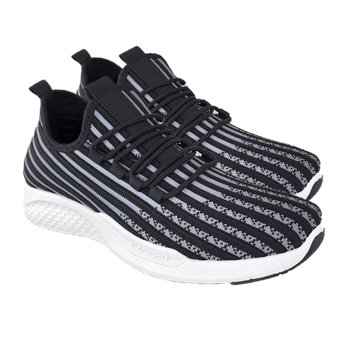 ZAPATILLAS HOMBRE DEPORTIVAS RUNNING GRIS 3204 RAYAS - 2