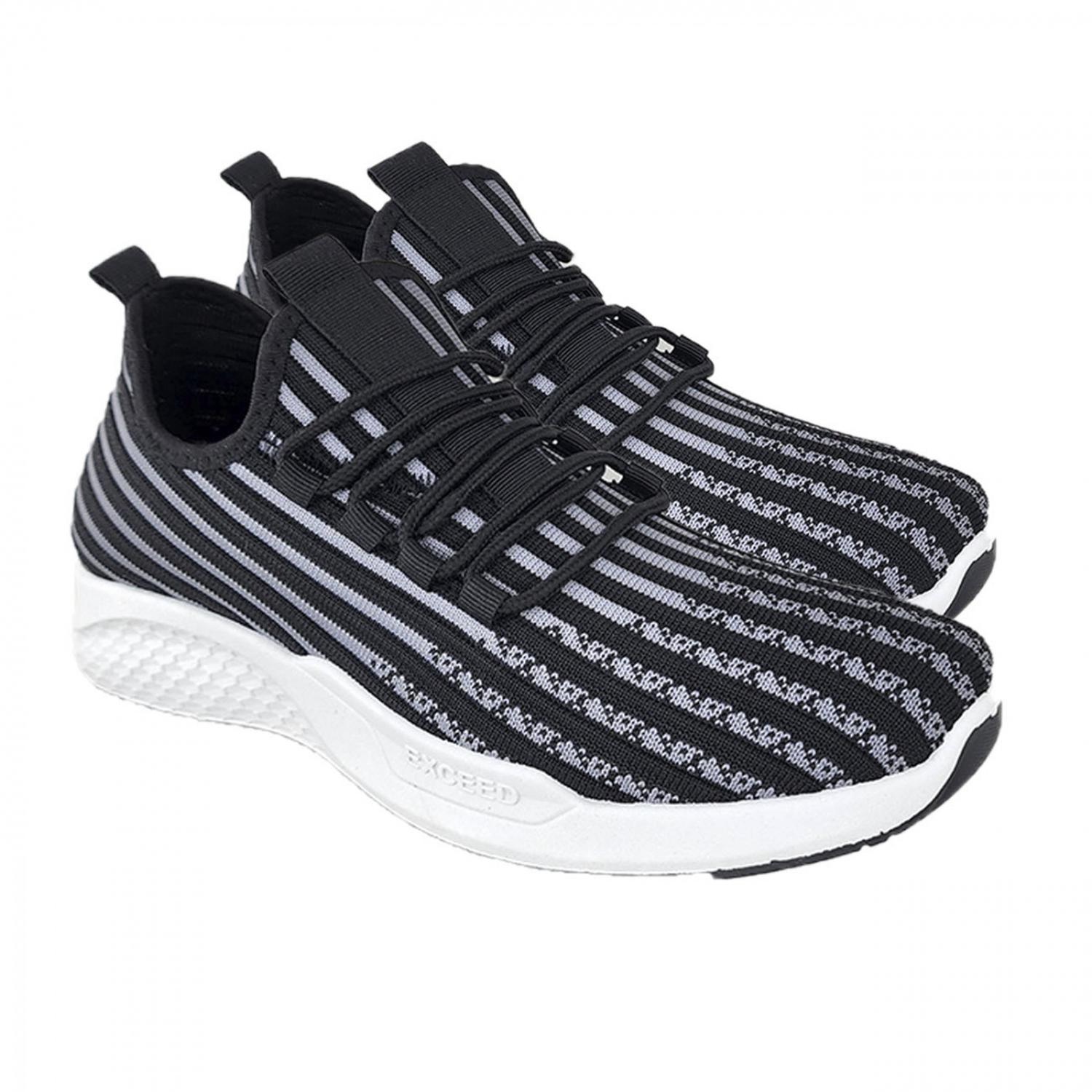 ZAPATILLAS HOMBRE DEPORTIVAS RUNNING GRIS 3204 RAYAS - 3