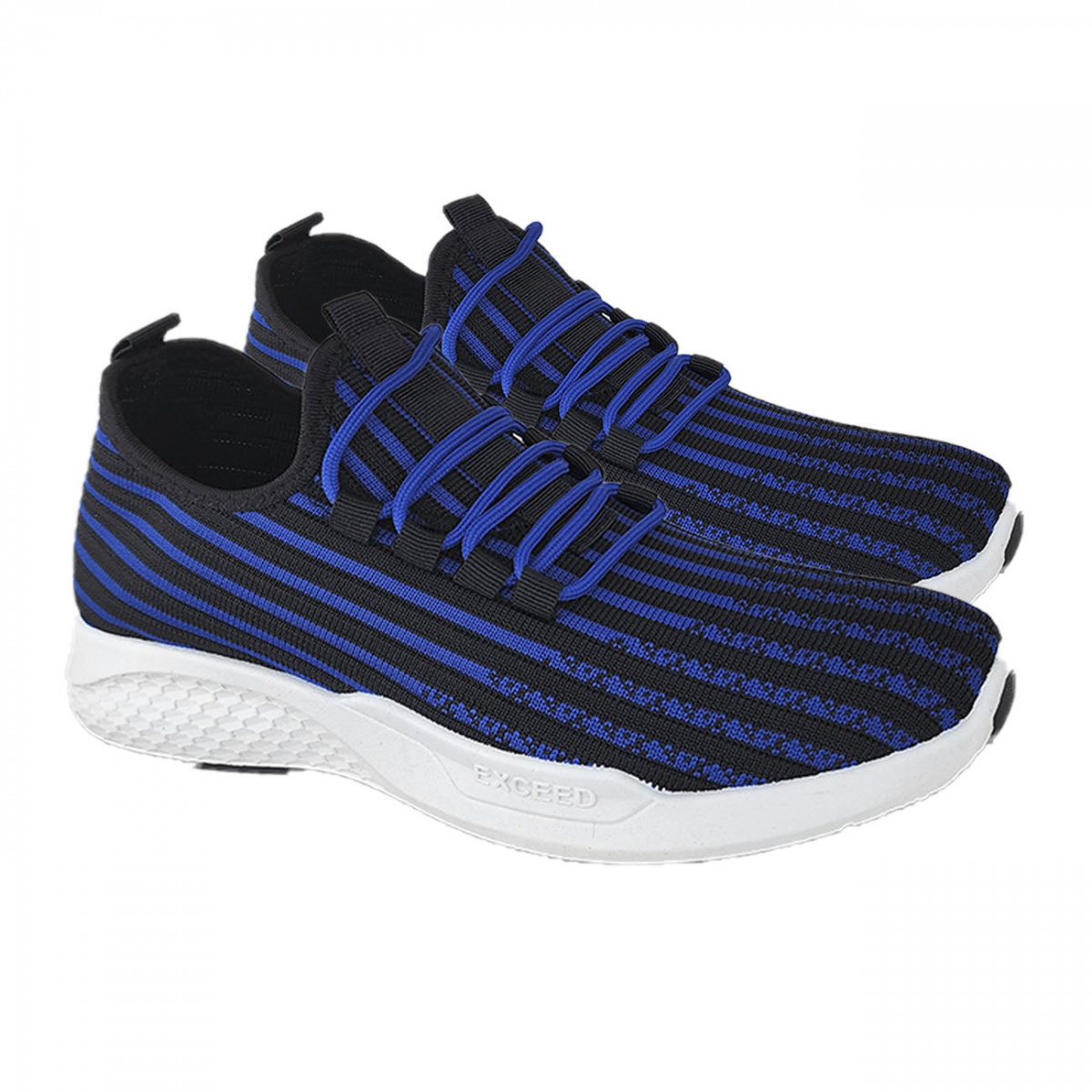 ZAPATILLAS DEPORTIVAS RUNNING EN COLOR NEGRO RAYAS AZULES 3203 TALLA 43 - 2