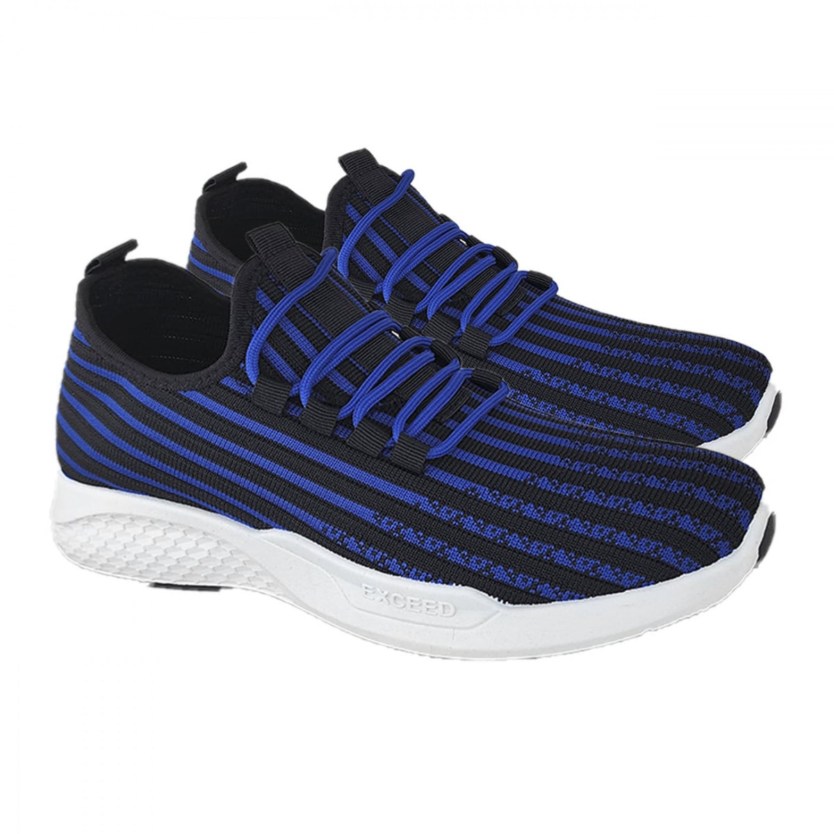 ZAPATILLAS DEPORTIVAS RUNNING EN COLOR NEGRO RAYAS AZULES 3203 TALLA 43 - 2