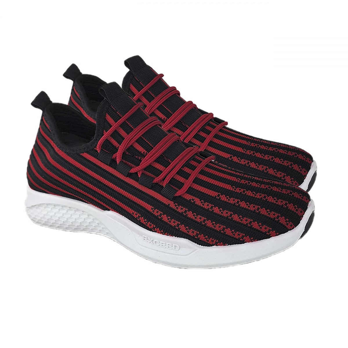 ZAPATILLAS DEPORTIVAS RUNNING EN COLOR NEGRO RAYAS EN COLOR ROJO 3205 TALLA 40 - 2