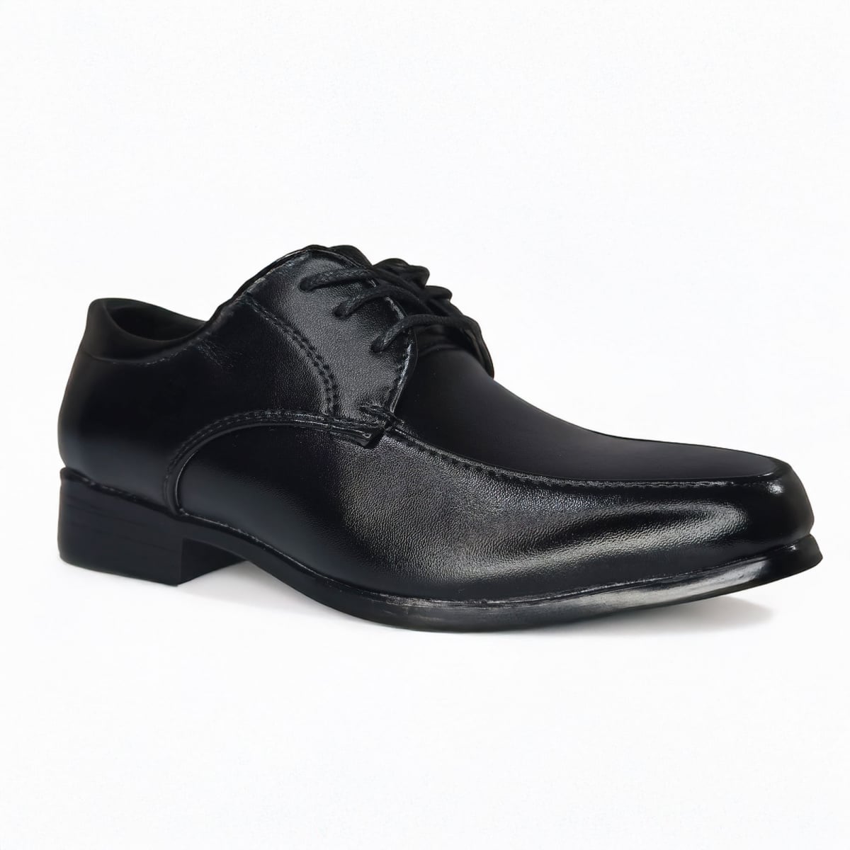 ZAPATO ESCOLAR NEGRO NIÑO CON CORDON 3220 TALLAS  26 A 37 - 1