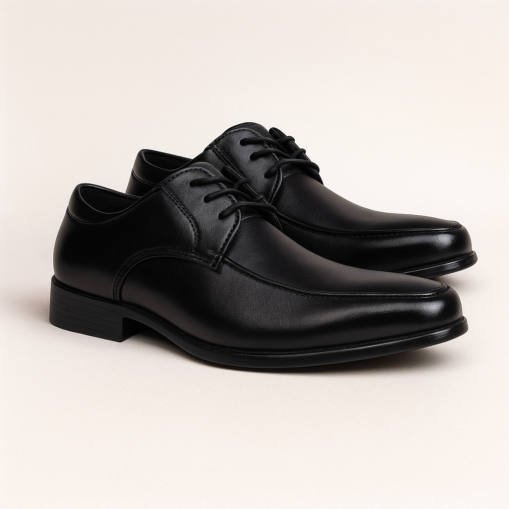 ZAPATO ESCOLAR NEGRO NIÑO CON CORDON 3220 TALLAS 26 A 37 - 3