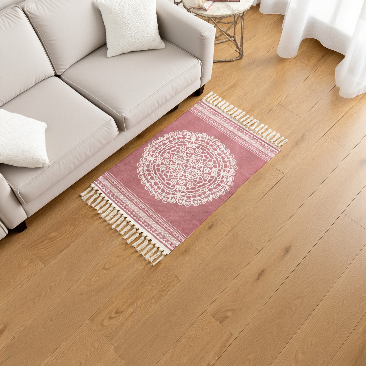 BAJADA DE CAMA 60X90CM ELEGANTE DE LINO 640 - 1