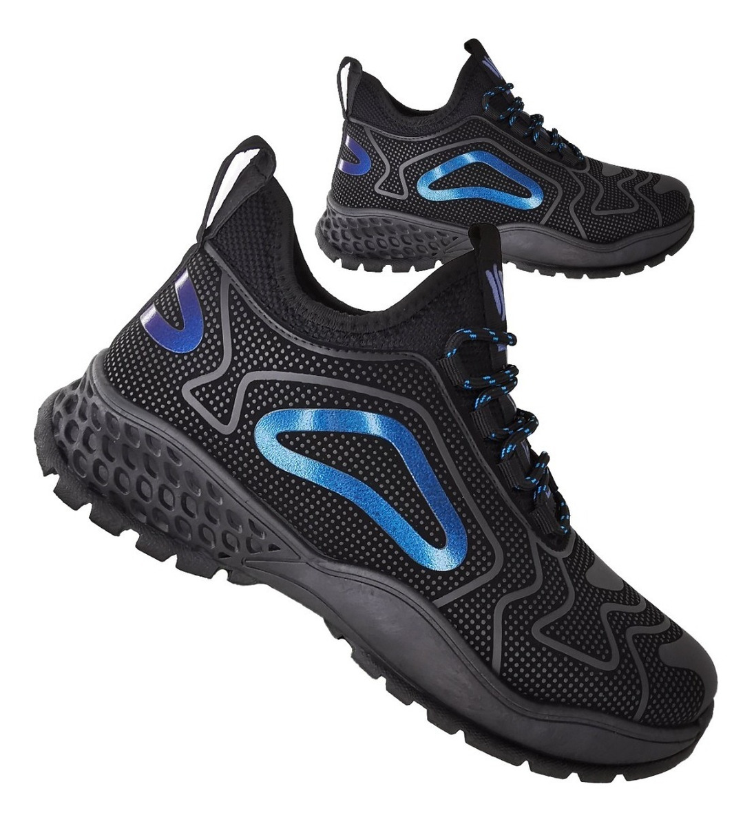 ZAPATILLAS RUNNING DEPORTIVA TENDENCIA COMODA AIR FLEX 1068 AZUL TALLA 40 - 2