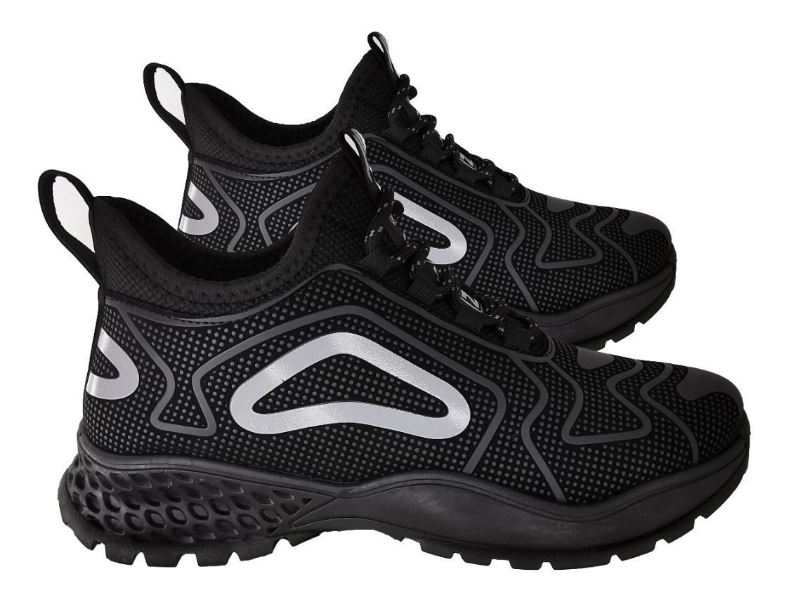 ZAPATILLAS RUNNING DEPORTIVA TENDENCIA COMODA AIR FLEX 1067 TALLA 41 EN COLOR NEGRO - 2