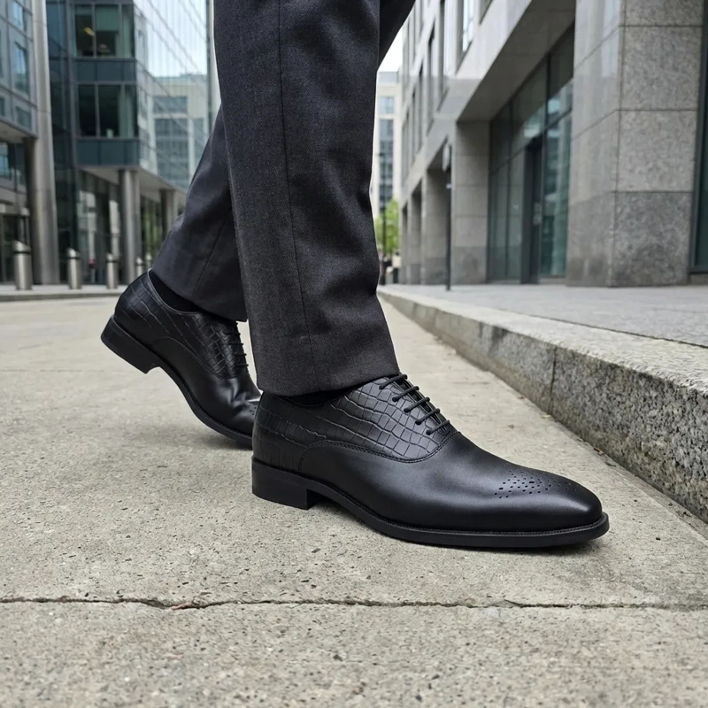 ZAPATO NEGRO DE VESTIR HOMBRE EJECUTIVO 7419 - 1