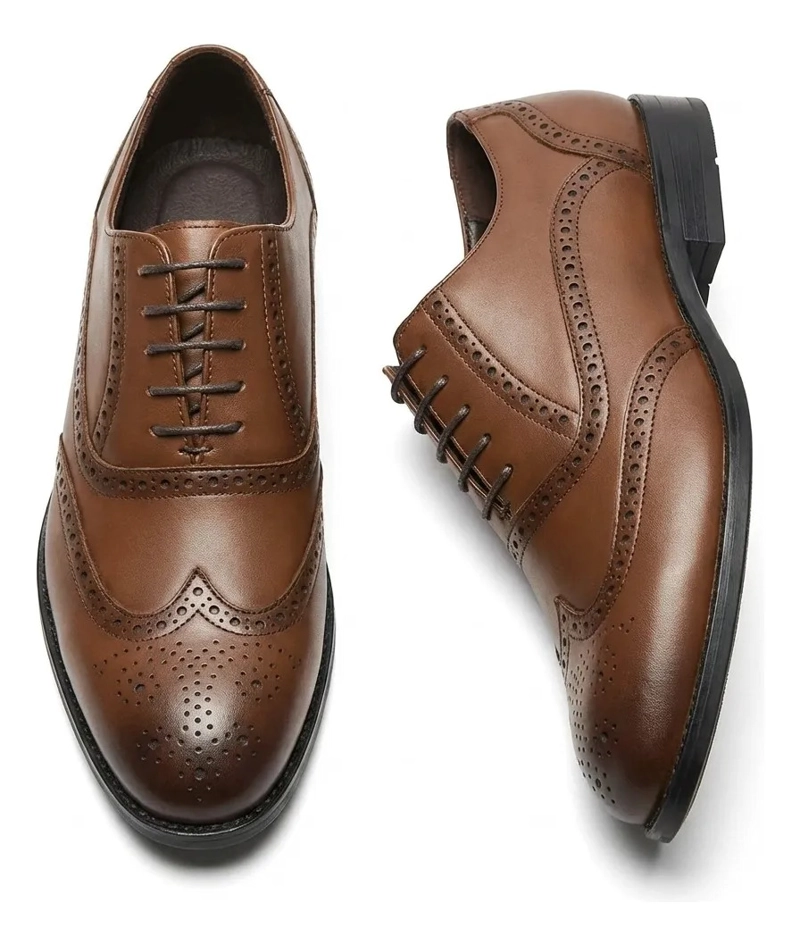 ZAPATO HOMBRE OXFORD CAFE  ELEGANTE VESTIR 7439 - 6