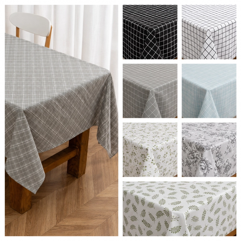 MANTEL DE MESA RECTANGULAR GRIS 140X220 CM 848 - 10