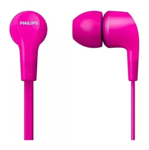 AUDÍFONOS PHILIPS MANOS LIBRES TAE1105 ROSADO - 1