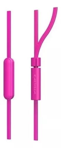 AUDÍFONOS PHILIPS MANOS LIBRES TAE1105 ROSADO - 2