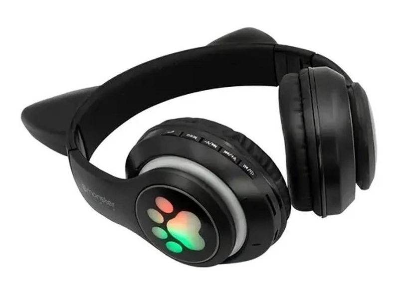 AUDÍFONOS MONSTER AUDIO COOL KIDS LUCES RGB KIDS RGB NEGRO - 4