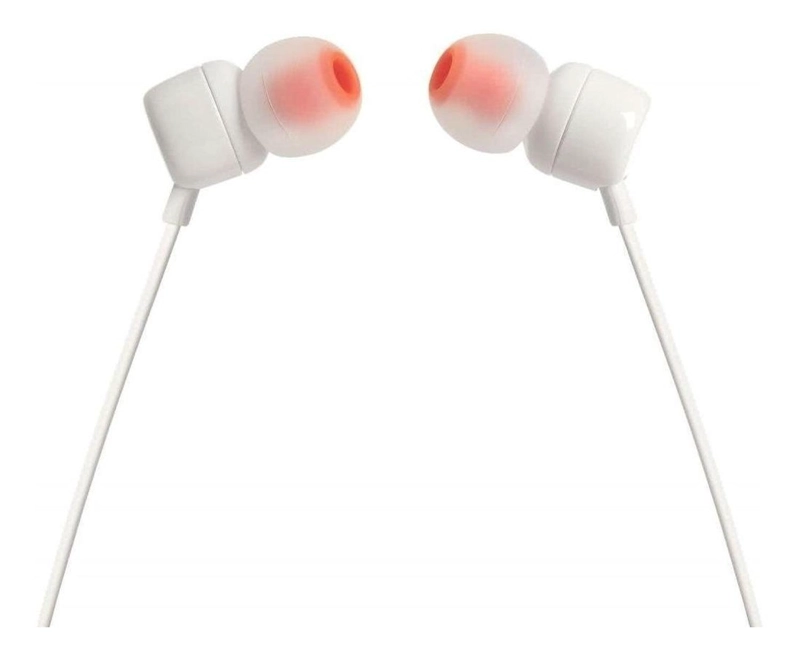 AUDÍFONOS JBL MANOS LIBRES T110 BLANCO - 2