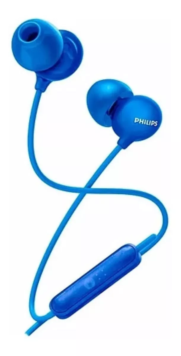 AUDÍFONOS PHILIPS MANOS LIBRES TAE1105 AZUL - 4