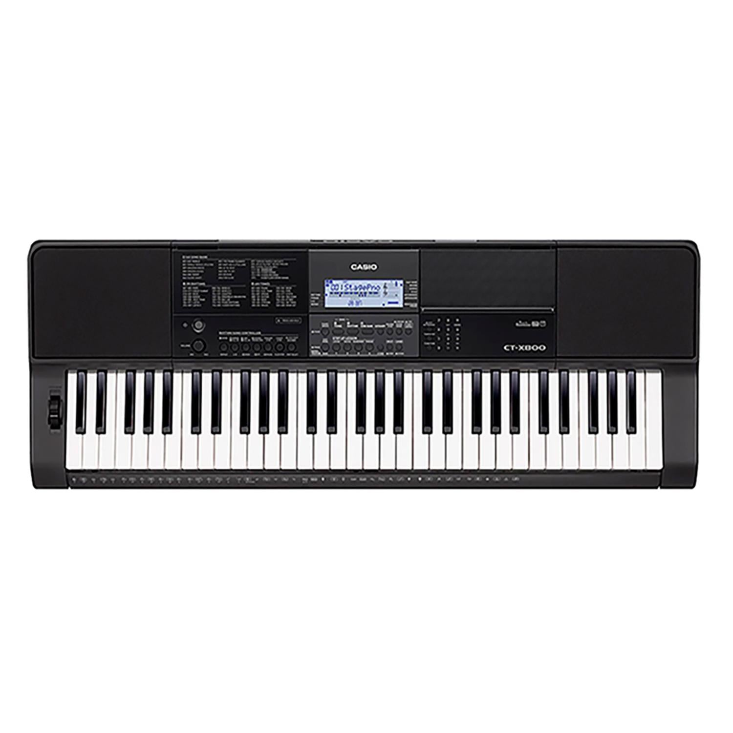 TECLADO CASIO CT-X800C2 ESTÁNDAR 61 TECLAS C/ TRANSFORMADOR TONE - 1