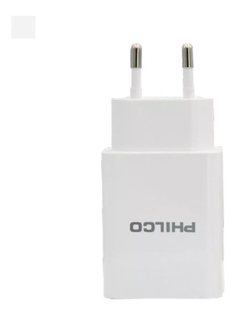CARGADOR 220 V 2.1 A DOBLE USB CON CABLE - 2