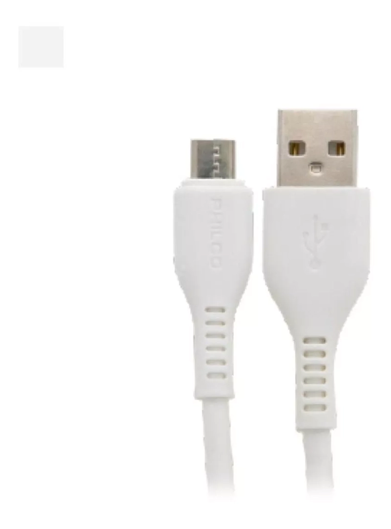 CARGADOR 220 V 2.1 A DOBLE USB CON CABLE - 3