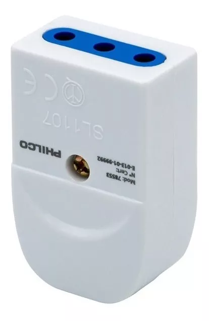 ENCHUFE HEMBRA BLANCO 2P+T PHILCO - 1