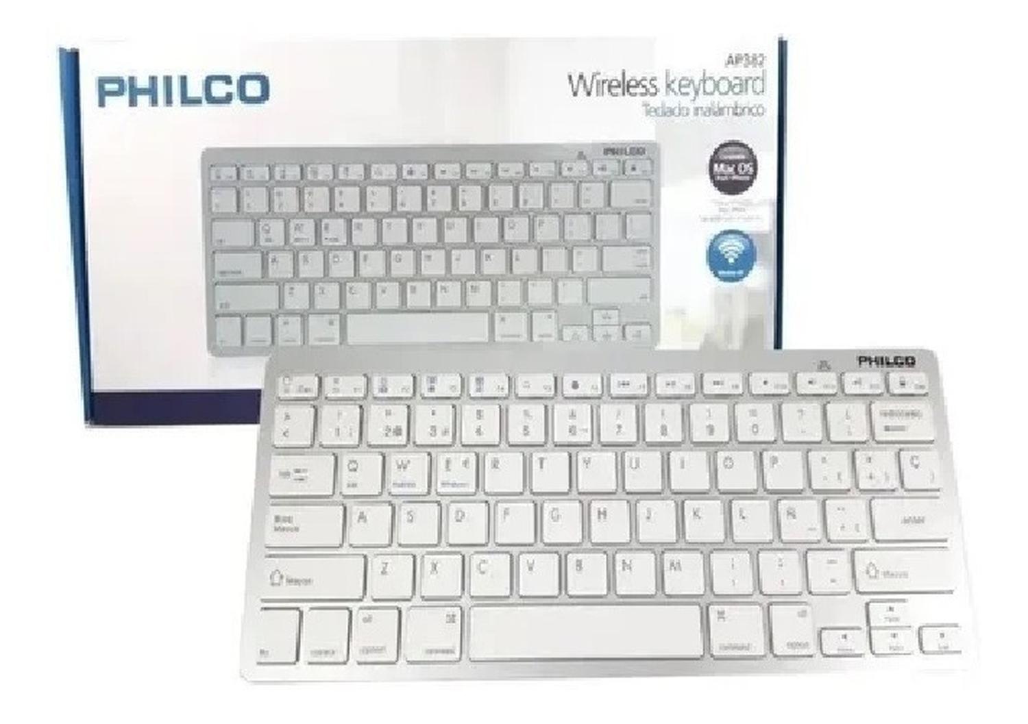 MINI TECLADO INALAMBRICO BLUETOOTH PARA APPLE/IPAD/IPHONE/MACBOOK PHILCO - 2