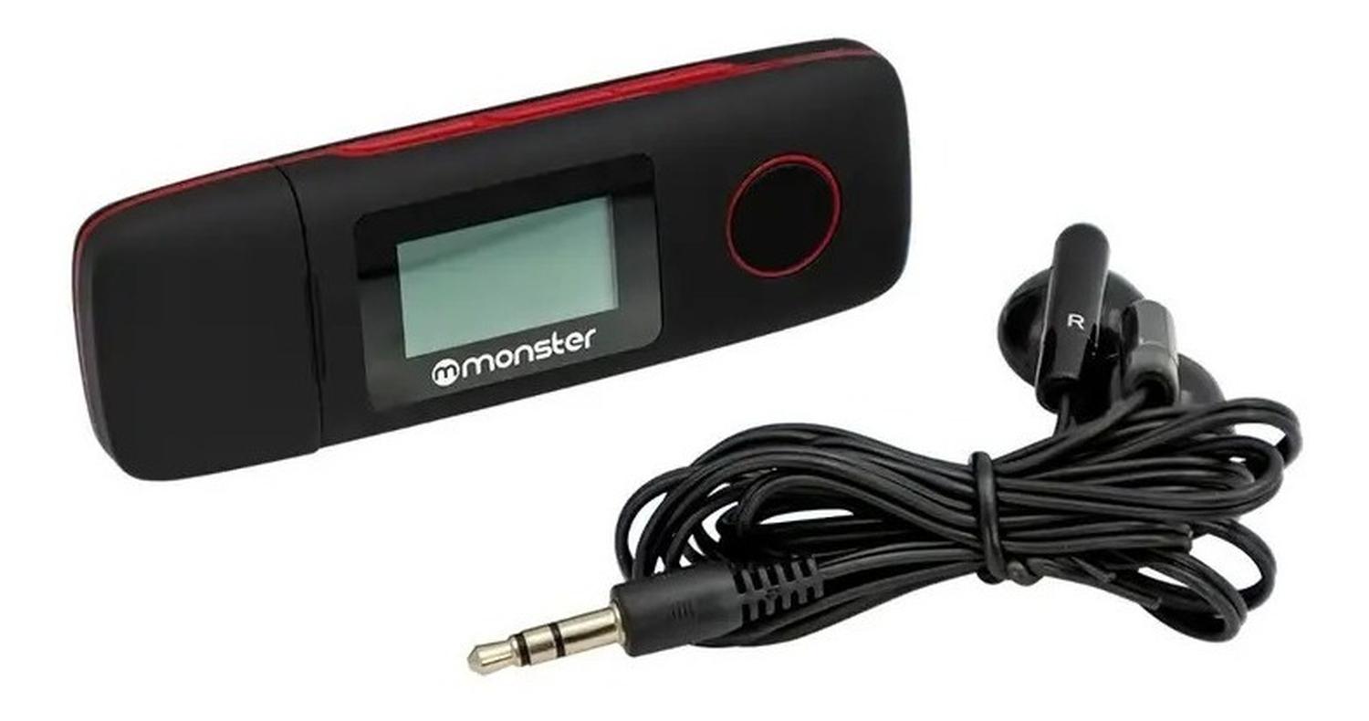 REPRODUCTOR MP3 16GB RADIO FM MONSTER CON GRABADOR DE VOZ - 3