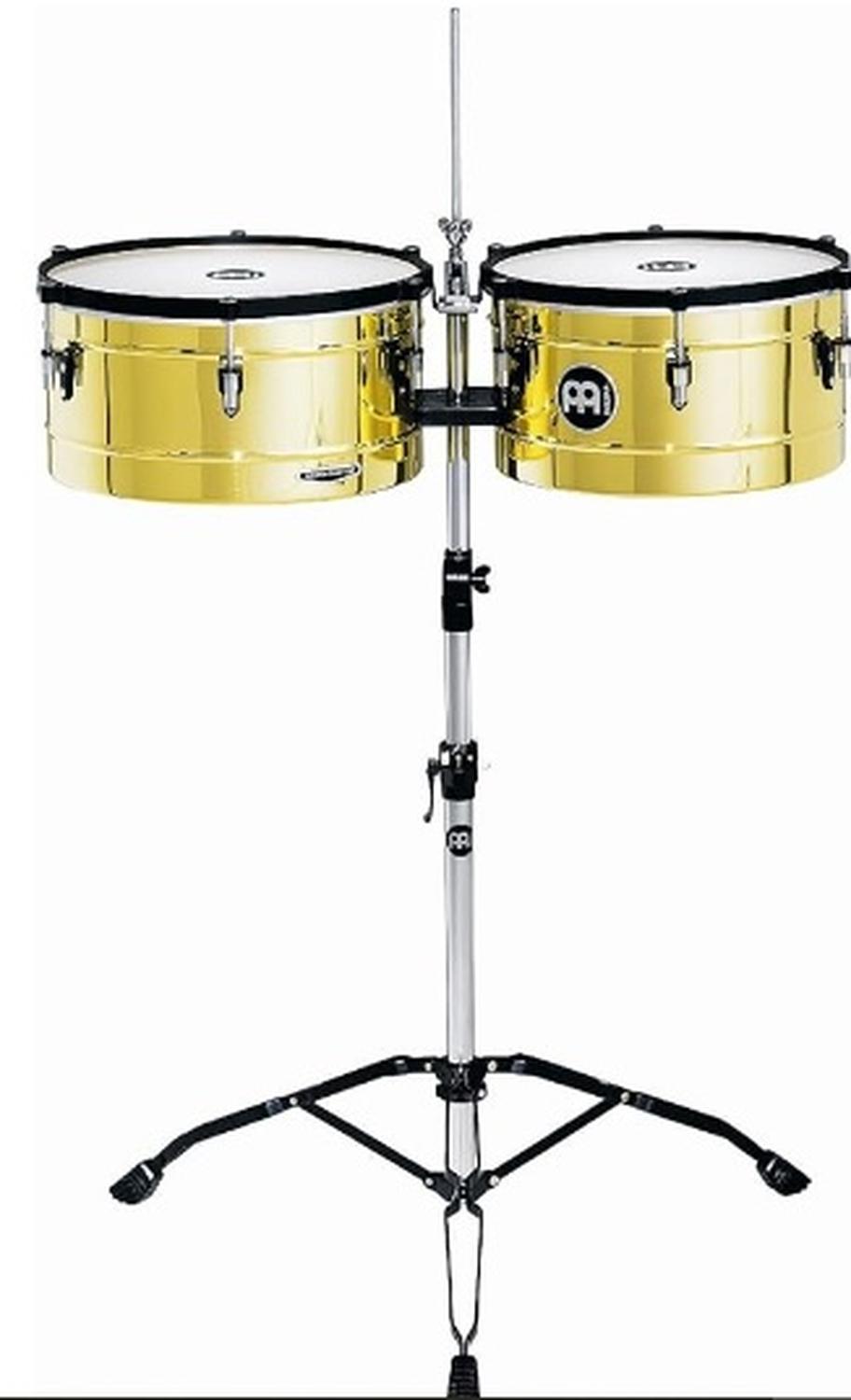 TIMBALES 14 & 15 MARATHON SERIES BRASS MT1415B MEINL PERCUSSION - 1