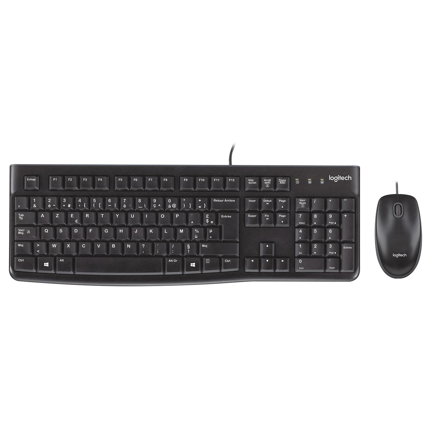 KIT TECLADO Y MOUSE LOGITECH MK120 NEG 920-004428 - 2