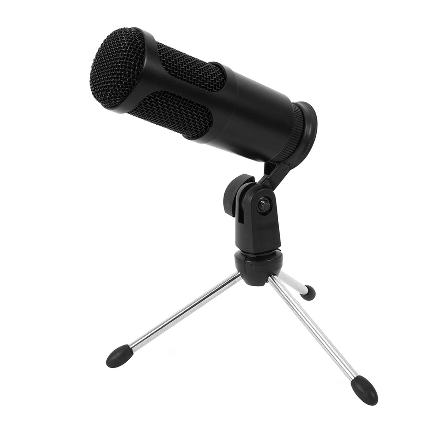 STUDIO MICROPHONE CON TRIPODE EN COLOR NEGRO - 2