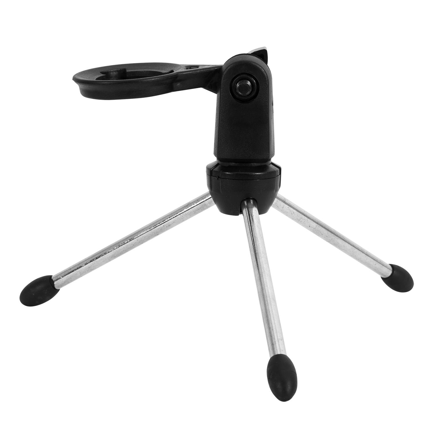 STUDIO MICROPHONE CON TRIPODE EN COLOR NEGRO - 6