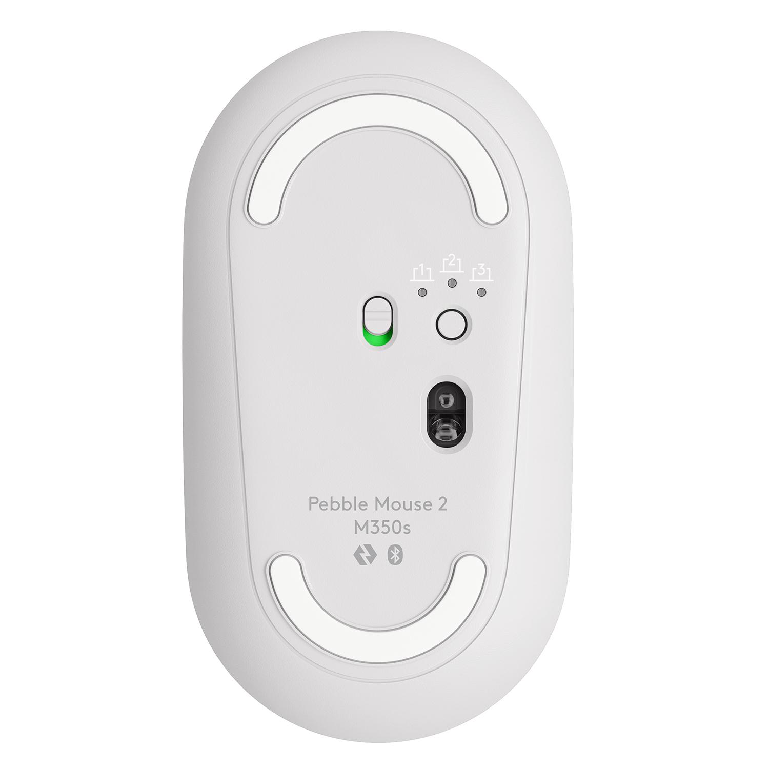 MOUSE LOGITECH PEBBLE 2 BLANCO M350 BLUETOOTH - 6