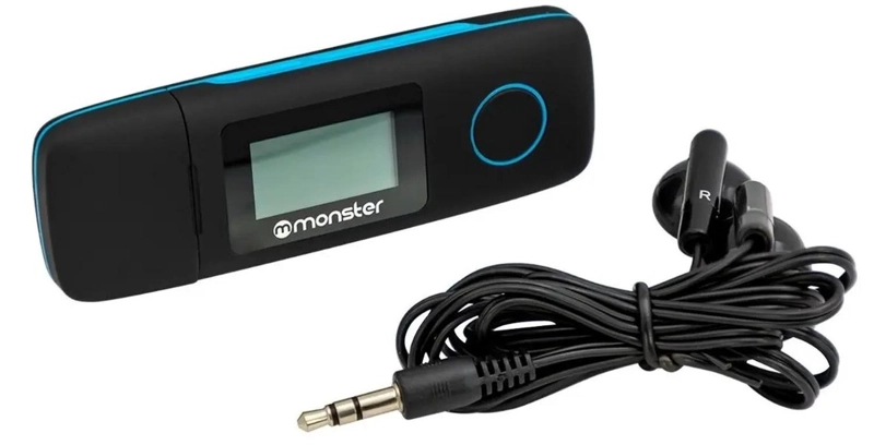 REPRODUCTOR MP3 16 GB MONSTER AZUL - 2