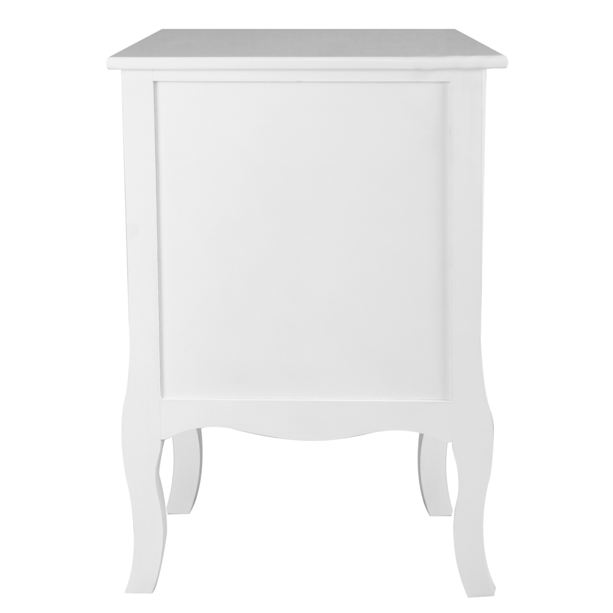 VELADOR DORMITORIO GENOVA 2 CAJONES BLANCO - 6