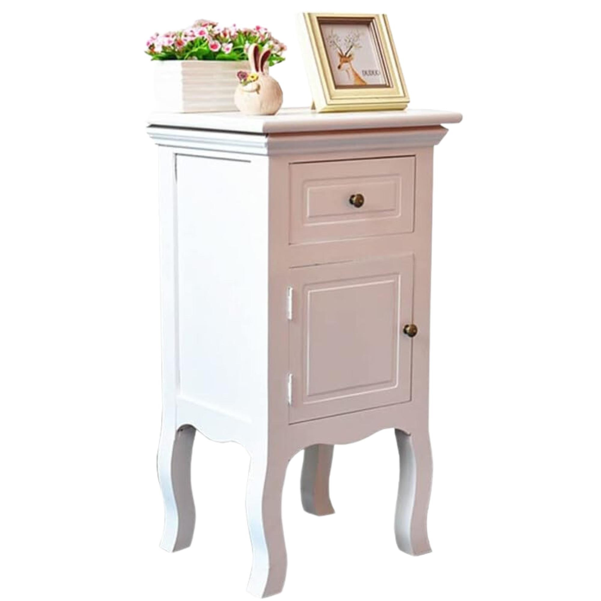 SET 2 VELADORES LIBRERO PARMA PUERTA + CAJON BLANCO - 3